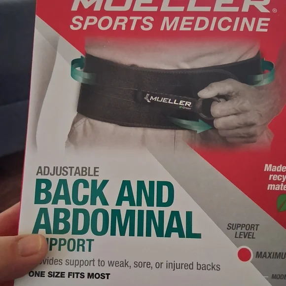 Adjustable Black Back and Abdominal Support Bp Monitor And ankle Support - Picture 2 of 4